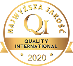 Wyróżnienie Złotego Godła  QUALITY INTERNATIONAL - NAJWYŻSZA JAKOŚĆ 2020